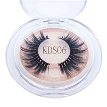 Load image into Gallery viewer, Buzzme KDS06 3D faux mink lashes natural false eyelashes long makeup eyelash - EssentialBoutiques 