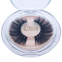 Load image into Gallery viewer, Buzzme KDS06 3D faux mink lashes natural false eyelashes long makeup eyelash - EssentialBoutiques 