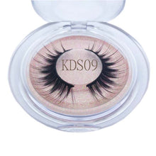 Load image into Gallery viewer, Buzzme KDS06 3D faux mink lashes natural false eyelashes long makeup eyelash - EssentialBoutiques 