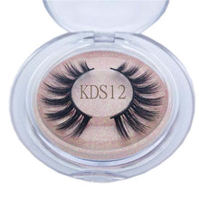 Load image into Gallery viewer, Buzzme KDS06 3D faux mink lashes natural false eyelashes long makeup eyelash - EssentialBoutiques 