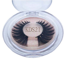 Load image into Gallery viewer, Buzzme KDS06 3D faux mink lashes natural false eyelashes long makeup eyelash - EssentialBoutiques 