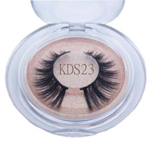 Load image into Gallery viewer, Buzzme KDS06 3D faux mink lashes natural false eyelashes long makeup eyelash - EssentialBoutiques 