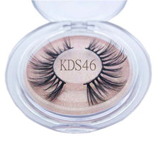 Load image into Gallery viewer, Buzzme KDS06 3D faux mink lashes natural false eyelashes long makeup eyelash - EssentialBoutiques 