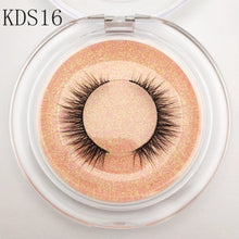 Load image into Gallery viewer, Buzzme KDS06 3D faux mink lashes natural false eyelashes long makeup eyelash - EssentialBoutiques 