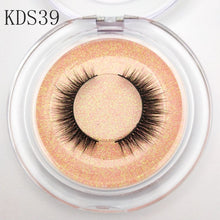 Load image into Gallery viewer, Buzzme KDS06 3D faux mink lashes natural false eyelashes long makeup eyelash - EssentialBoutiques 
