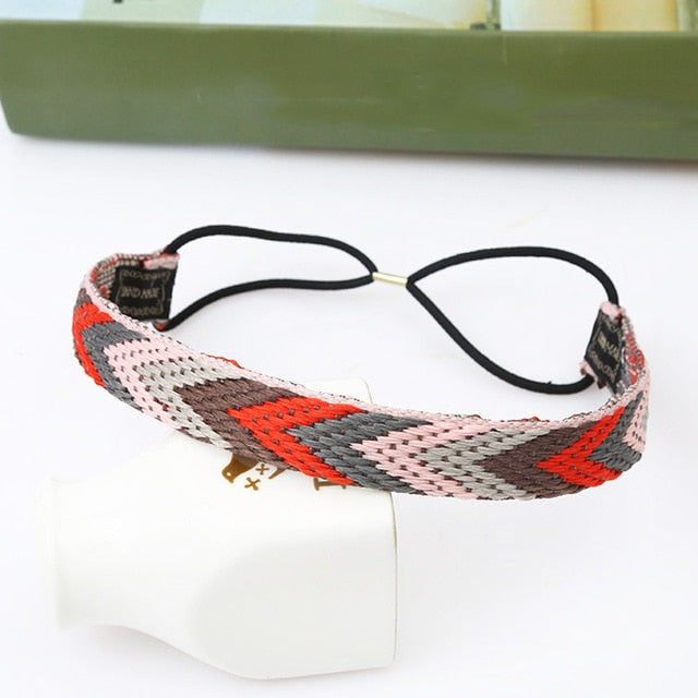 Fashion cotton hair band bohemian quality woman's headband stretch turban headdress Trendy Bandana clothing hair accessories - EssentialBoutiques 