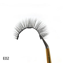 Load image into Gallery viewer, Natural 3D Magnetic Eyelashes Kit Handmade False Eyelashes Cruelty Magnet Lashes Magnetic Eyeliner Makeup With Tweezers SetTSLM1 - EssentialBoutiques 