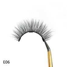 Load image into Gallery viewer, Natural 3D Magnetic Eyelashes Kit Handmade False Eyelashes Cruelty Magnet Lashes Magnetic Eyeliner Makeup With Tweezers SetTSLM1 - EssentialBoutiques 