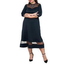 Load image into Gallery viewer, TUHAO 2019 Summer Women Office Lady Dress Plus Size 6XL 5XL 4XL Elegant Party Woman&#39;s Dresses work Clothing Female JTLM - EssentialBoutiques 