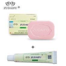 Load image into Gallery viewer, 1PC zudaifu Sulfur Soap add 1PC zudaifu Psoriis Cream Body Massage Patches Wholesale - EssentialBoutiques 