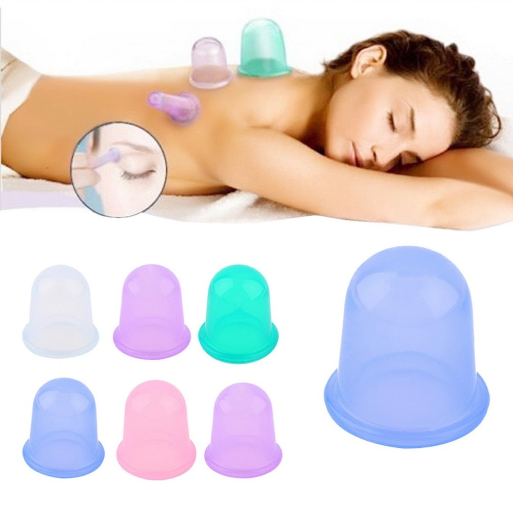 1pc Family Body Massage Helper Anti Cellulite Vacuum Silicone Cupping Cups Brand new and High quality - EssentialBoutiques 