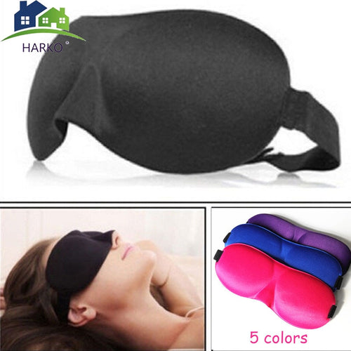 1Pcs 3D Sleep Mask Natural Sleeping Eye Mask Eyeshade Cover Shade Eye Patch Women Men Soft Portable Blindfold Travel Eyepatch - EssentialBoutiques 