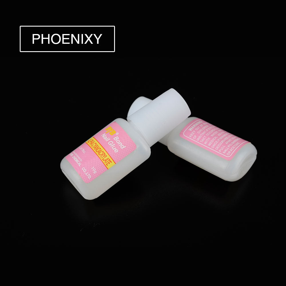 2Pcs 10g Nail Art Glue For False Tips Nail Art Nails Care Product High Quality Nail Decoration Glue - EssentialBoutiques 