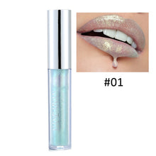 Load image into Gallery viewer, Nude Glitter Shimmer Lipstick Waterproof Long Lasting Moist Lip Gloss Vivid Colorful Lipgloss Sexy Women Glitter Makeup TSLM1 - EssentialBoutiques 