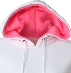 2018 New Fashion Vague Casual  Hooded  Woman's Plus Size Clothing - EssentialBoutiques 