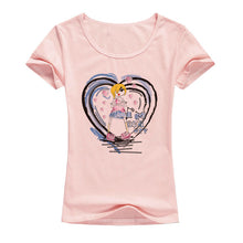 Load image into Gallery viewer, i m beauty girl Printed T Shirt Women Clothing Summer  Short Sleeve kawaii Tops woman&#39;s T-Shirts tees A69 - EssentialBoutiques 