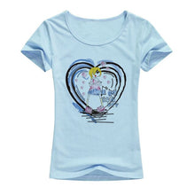 Load image into Gallery viewer, i m beauty girl Printed T Shirt Women Clothing Summer  Short Sleeve kawaii Tops woman&#39;s T-Shirts tees A69 - EssentialBoutiques 