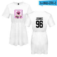 Load image into Gallery viewer, LUCKYFRIDAYF 2018 Summer Blackpink Member Jennie/Rose/Lisa Print Pop Woman&#39;s dress Cute print Fashion Women Print Sex Clothing - EssentialBoutiques 
