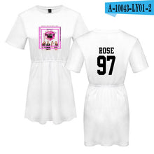 Load image into Gallery viewer, LUCKYFRIDAYF 2018 Summer Blackpink Member Jennie/Rose/Lisa Print Pop Woman&#39;s dress Cute print Fashion Women Print Sex Clothing - EssentialBoutiques 