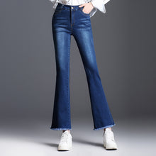 Load image into Gallery viewer, Slim Prominent Women&#39;s Solid Black Denim Jeans Pants Trousers Woman&#39;s Quality Clothing - EssentialBoutiques 