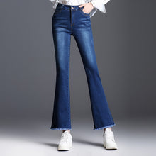 Load image into Gallery viewer, Slim Prominent Women&#39;s Solid Black Denim Jeans Pants Trousers Woman&#39;s Quality Clothing - EssentialBoutiques 