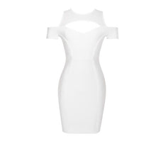 Load image into Gallery viewer, wholesale 2019 New Dress white Elastic tight pack hip Fashion elegance woman&#39;s clothing Cocktail party bandage dress (L2464) - EssentialBoutiques 