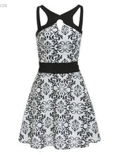 Load image into Gallery viewer, MwOiiOwM 2017 New Fashion Sleeveless Spaghetti Strap Backless Floral Cut Out Skater Party Dress Woman&#39;s Clothing - EssentialBoutiques 