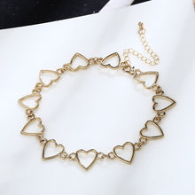 Load image into Gallery viewer, Woman&#39;s Necklace Geometric Women Accessories Heart-shaped Hollow Chain Necklace Party Jewelry Gifts - EssentialBoutiques 
