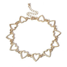 Load image into Gallery viewer, Woman&#39;s Necklace Geometric Women Accessories Heart-shaped Hollow Chain Necklace Party Jewelry Gifts - EssentialBoutiques 