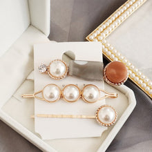 Load image into Gallery viewer, Woman&#39;s Hairgrips Gift Barrette Women&#39;s Peal Geometric Round Party Club Headwear Fashion Accessories Hearpins 10 Wholeship - EssentialBoutiques 