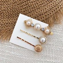 Load image into Gallery viewer, 3 Pieces/Set Fashion Woman&#39;s Hairpins Barrette Women&#39;s Barrettes Headwear Dropship Wholeship  Female Accessories - EssentialBoutiques 