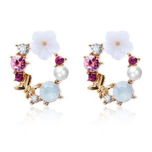 Load image into Gallery viewer, Stud Earrings New Woman&#39;s Jewelry Flower Pearl Bow Classical Ethnic Individuation Retro Accessories Nepalese Tassel Style - EssentialBoutiques 