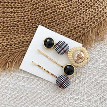 Load image into Gallery viewer, Fashion Woman&#39;s Hairpins Barrette Women&#39;s Geometric Barrettes 3 Pieces/Set Female Accessories Headwear Dropship Wholeship - EssentialBoutiques 