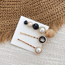 Load image into Gallery viewer, Fashion Woman&#39;s Hairpins Barrette Women&#39;s Geometric Barrettes 3 Pieces/Set Female Accessories Headwear Dropship Wholeship - EssentialBoutiques 