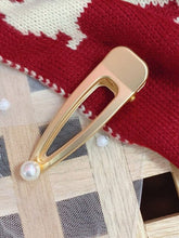 Load image into Gallery viewer, Fashion Woman&#39;s Hairgrips Peal Geometric Barrettes Party Club Headwear Accessories Hearpins 15 Wholeship - EssentialBoutiques 